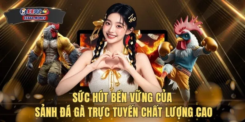 Sức hút bền vững của sảnh đá gà trực tuyến chất lượng cao
